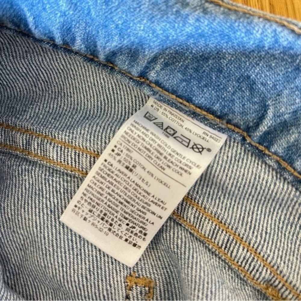 Banana Republic Factory High-Rise Light Wash Shorts Size 26 - Picture 4 of 5